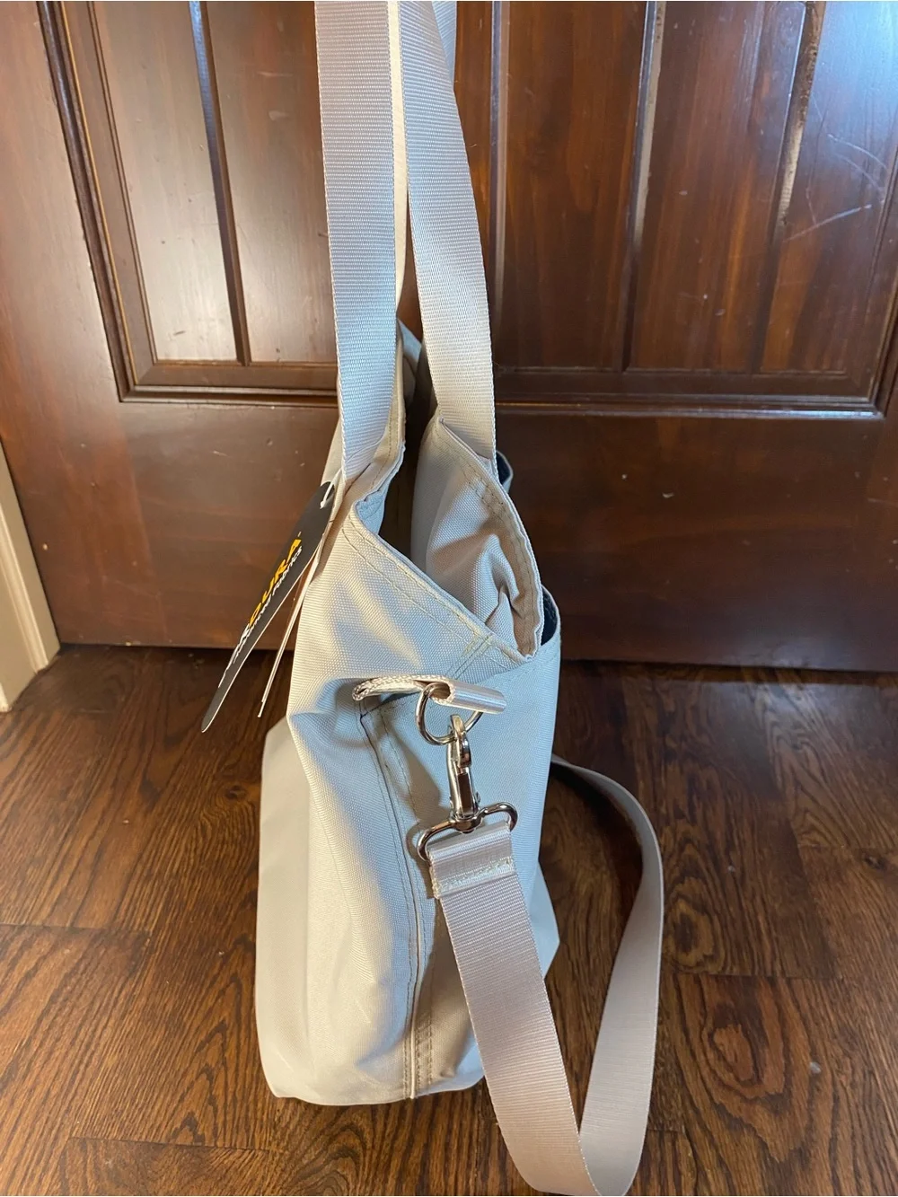 Simple Modern Harper Shoulder Laptop Bag Water-Resistant Light Almond NWT